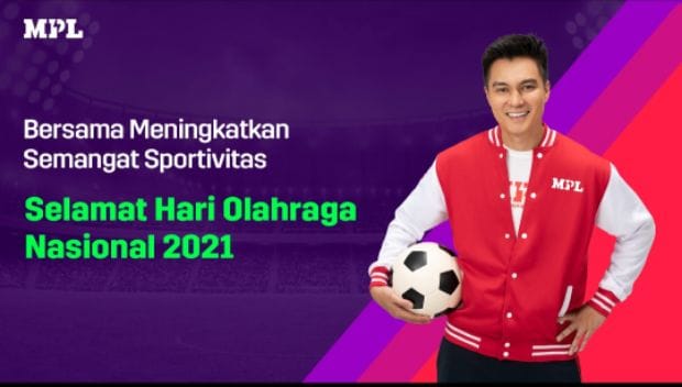 Baim Wong Ajak Gamer Berkompetisi Olahraga di MPL Rayakan Haornas 2021