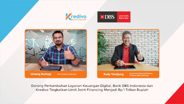 DBS Indonesia dan Kredivo Tingkatkan Limit Joint Financing Jadi Rp 1 Triliun