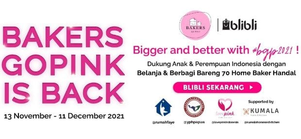 Bakers Go Pink X Blibli Ajak Pelanggan Berkontribusi pada Penanganan Isu Sosial