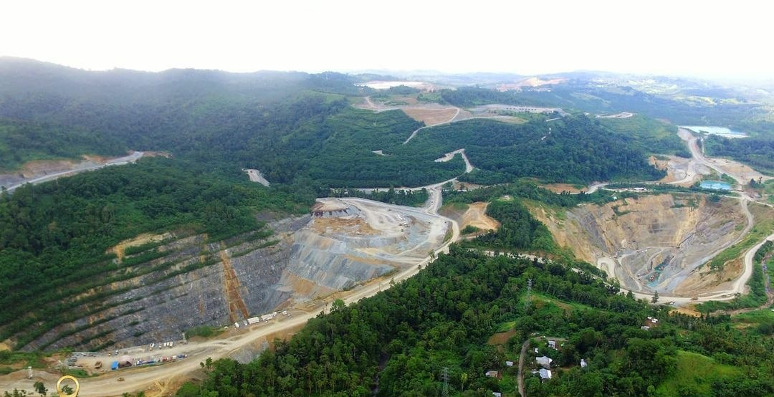 Areal tambang emas PT Archi Indonesia Tbk (ARCI) di Sulawesi Utara (Dok Archi Indonesia).