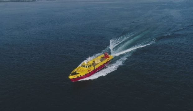 Yellow Boat DHL Express Demi Perkuat Layanan Batam-Singapura