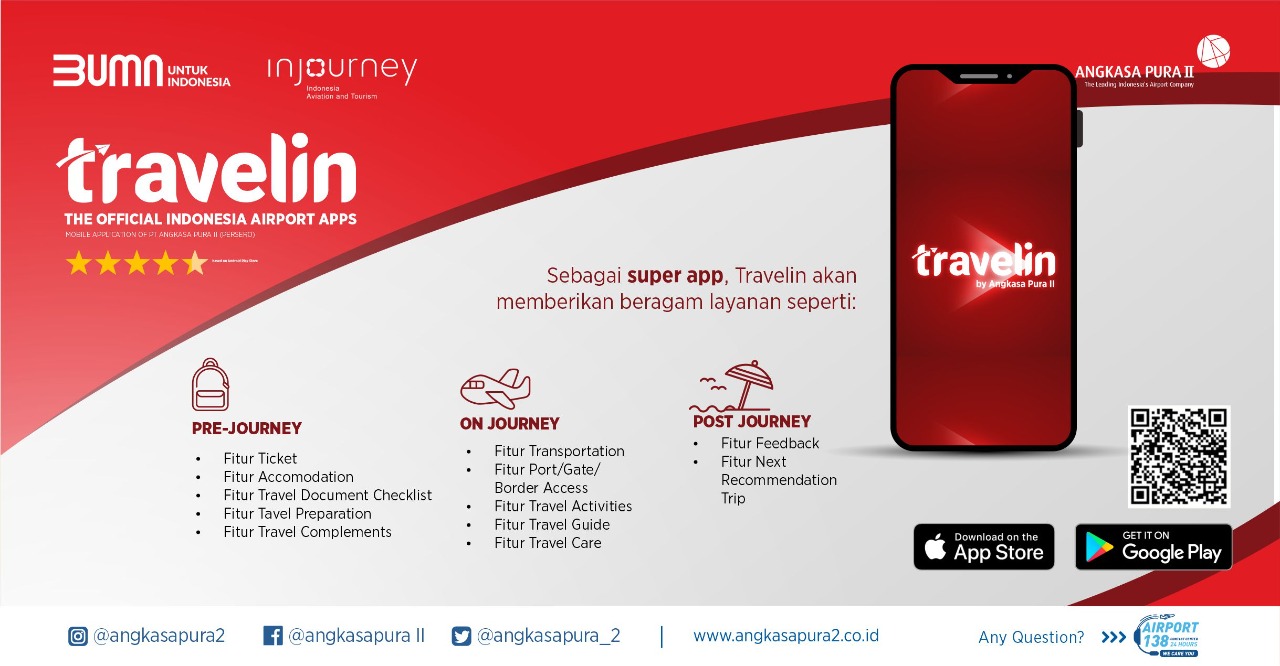 PT Angkasa Pura II ( Persero ) Siapkan Aplikasi Travelin Menjadi Super App untuk Kembangkan Airport of The Future