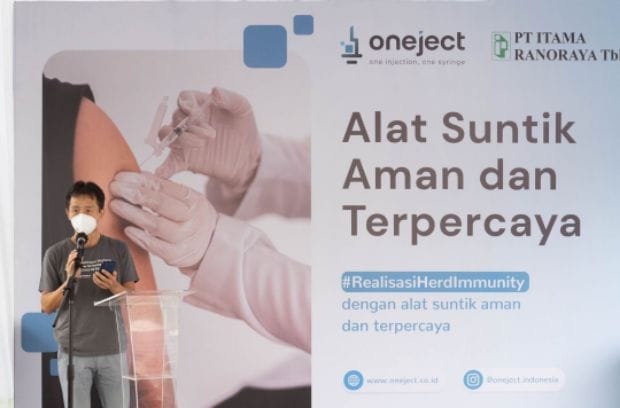 Oneject dan Pemkot Bandung Lakukan Kick off Vaksinasi Covid-19
