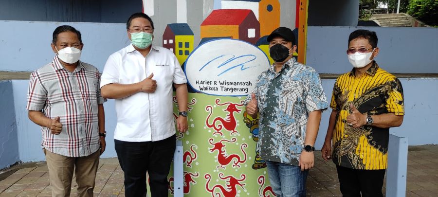 Pacific Paint Dukung Destinasi Tangerang Lewat Lomba Mural