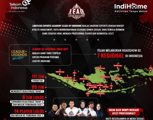 LEAD by IndiHome Siap Wakilkan Indonesia dalam Wild Rift Champions SEA