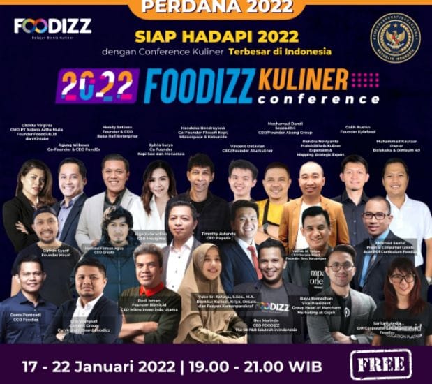 Foodizz Kuliner Conference 2022 Bantu Jutaan UMKM Siap ‘Scale’