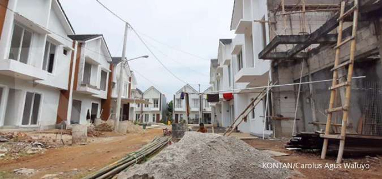 ILUSTRASI. Pembangunan perumahan di kawasan Tangerang Selatan (Foto Kontan/Carolus Agus Waluyo).