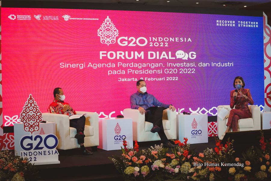 Sinergi Tiga Kementerian dalam Trade, Investment and Industry Working Group G20