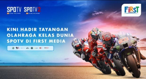 First Media Tayangkan MotoGPTM 2022 dan Olahraga Kelas Dunia