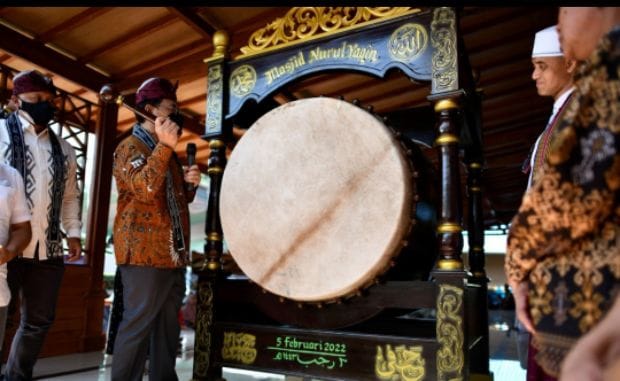 PAMA Bangun Kembali Masjid yang Runtuh Gegara Gempa di Lombok