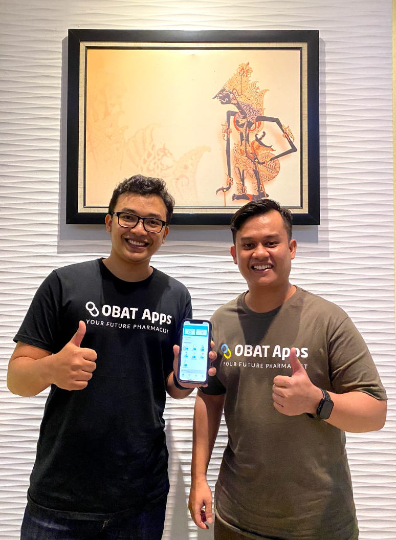 Saiful Robbani sebagai Chief Marketing Officer (kiri) & Ridho M. Sakti, CEO PT Obat Inovasi Indonesia.