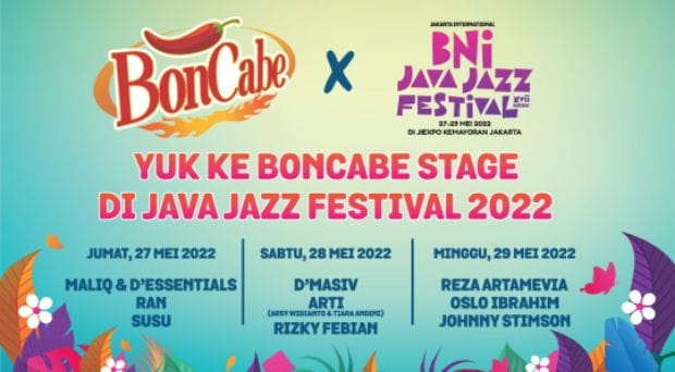 BonCabe Dukung Java Jazz Festival 2022