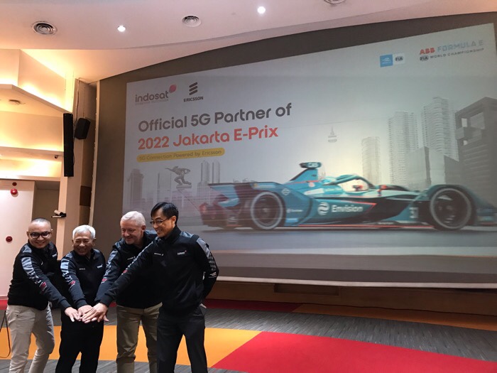 IOH-Ericsson Jadi Official 5G Partner di Ajang Jakarta E-Prix 2022