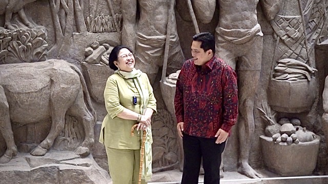 Megawati Didampingi Erick Thohir Tinjau Sarinah: Alhamdulillah Peninggalan Bung Karno dapat Dikembalikan 