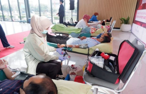 Atalian Indonesia, Cibis Park dan PMI Melampaui Target Kantong Darah