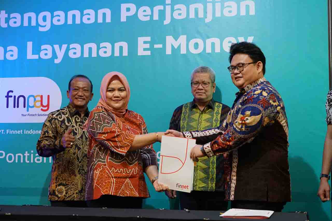 Menjadi Vehicle Inklusi Keuangan Digital TelkomGroup, Finnet berkolaborasi dengan Topindoku majukan digital payment di Kalimantan
