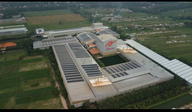 Arwana Citramulia Mulai Operasikan PLTS Atap di Pabrik Mojokerto