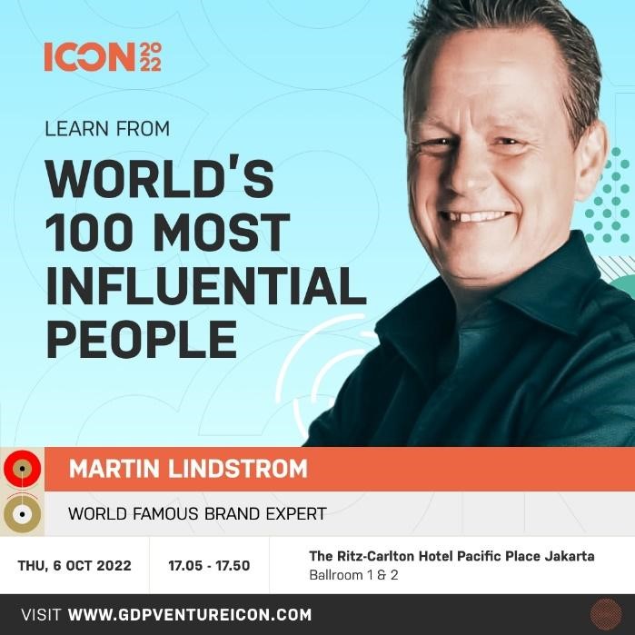 Martin Lindstrom Bakal Hadir di GDP Venture ICON2022  