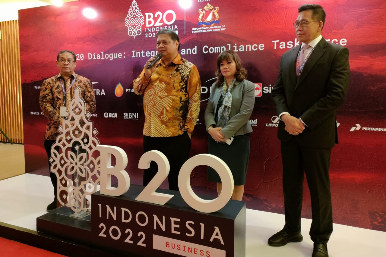 Dialog B20-G20: Kolaborasi Jadi Kunci Praktik Bisnis dan Pemerintahan yang Berintegritas