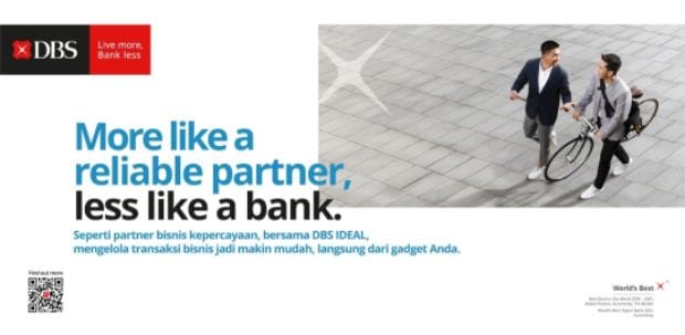 Bank DBS Indonesia Gencarkan Kampanye ‘Live More, Bank Less’
