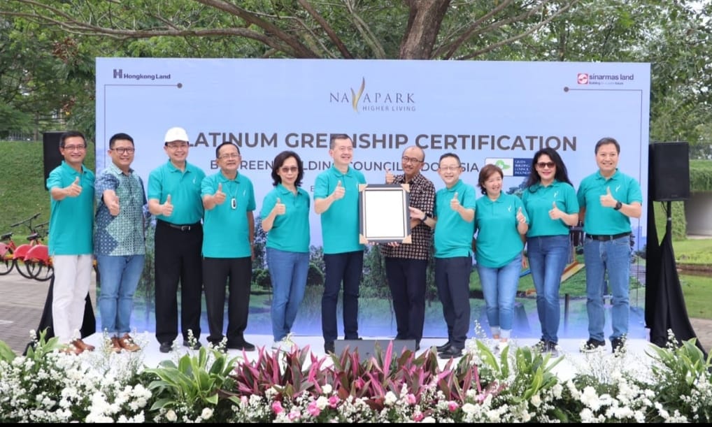 NavaPark Pelopori Greenship Neighborhood Platinum dari GBC Indonesia