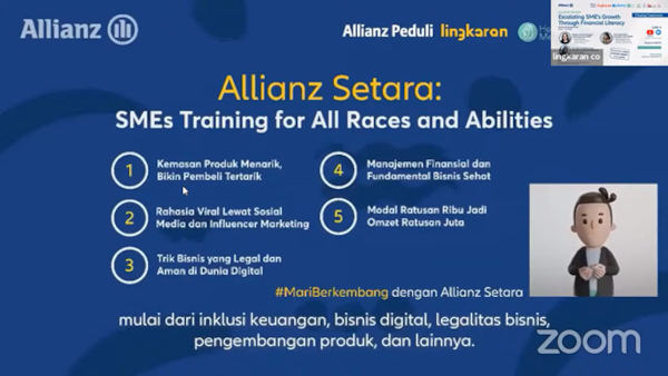 Allianz Setara, Pelatihan Perkembangan Pasar Melalui Jalur Digital