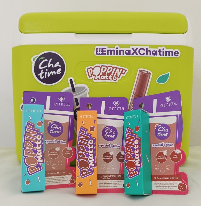 Inovasi Chatime dan Emina Hadirkan Lip Cream Aroma Minuman