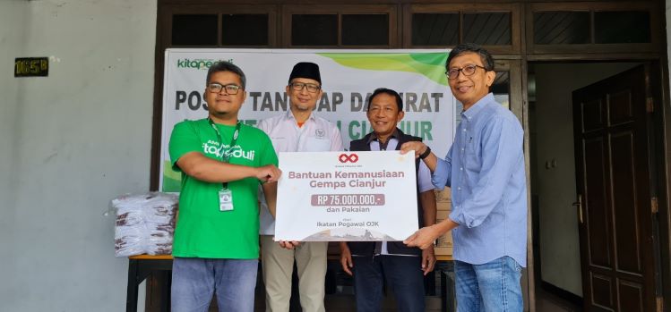 OJK Menggulirkan Lagi Bantuan Korban Gempa Cianjur