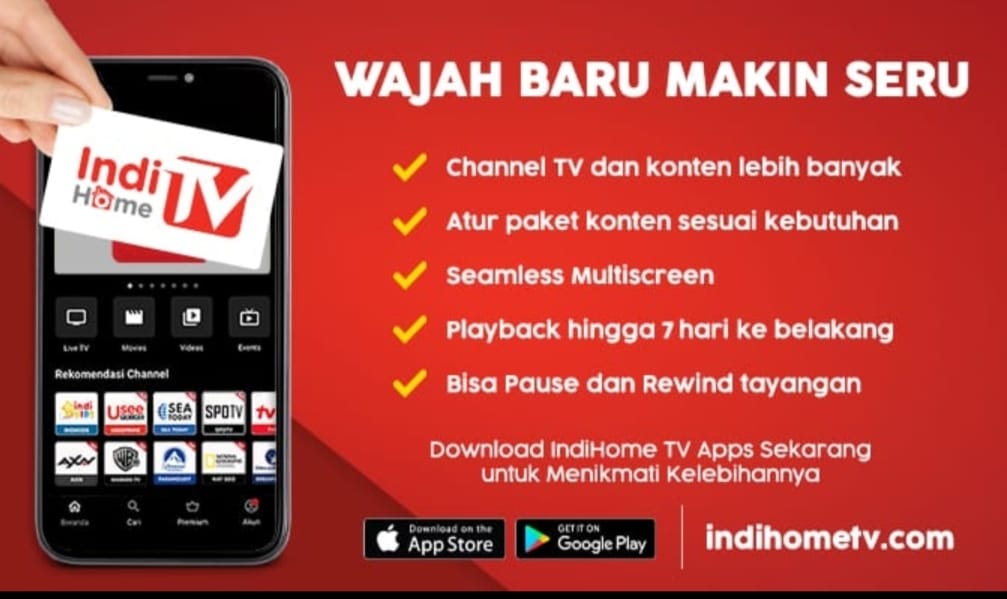 Terhitung Tahun 2023 Usee TV Go Berubah Nama Jadi IndiHome TV
