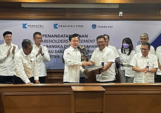 Krakatau Steel Teken Perjanjian Jual Beli Saham Senilai Rp 3,24 Triliun