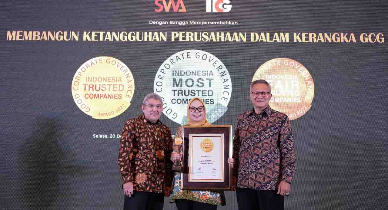 TASPEN Kembali Raih Penghargaan Perusahaan Terpercaya dalam Indonesia Good Corporate Governance Award 2022