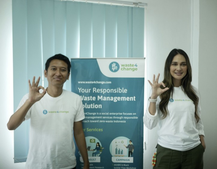 Luna Maya Bergabung dalam Jajaran Investor Waste4Change