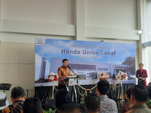 Honda Perkuat Jaringan Pemasaran Baru di Kabupaten Lahat