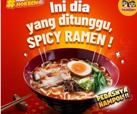 Hokben Sajikan Menu Spicy Ramen dengan Cita Rasa Pedas Khas Jepang