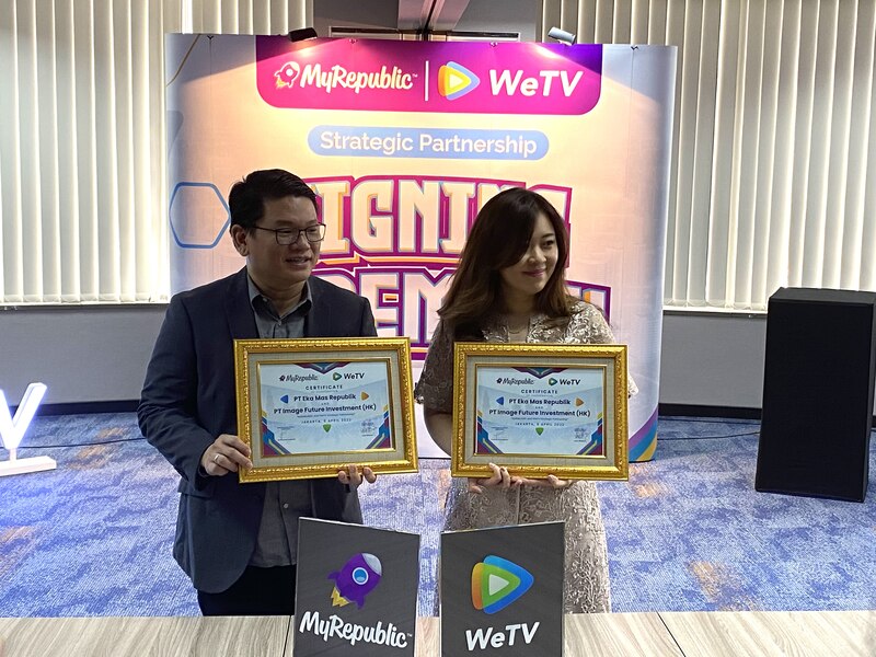 Kolaborasi WeTV dan MyRepublic Tambah Konten Tayangan Asia