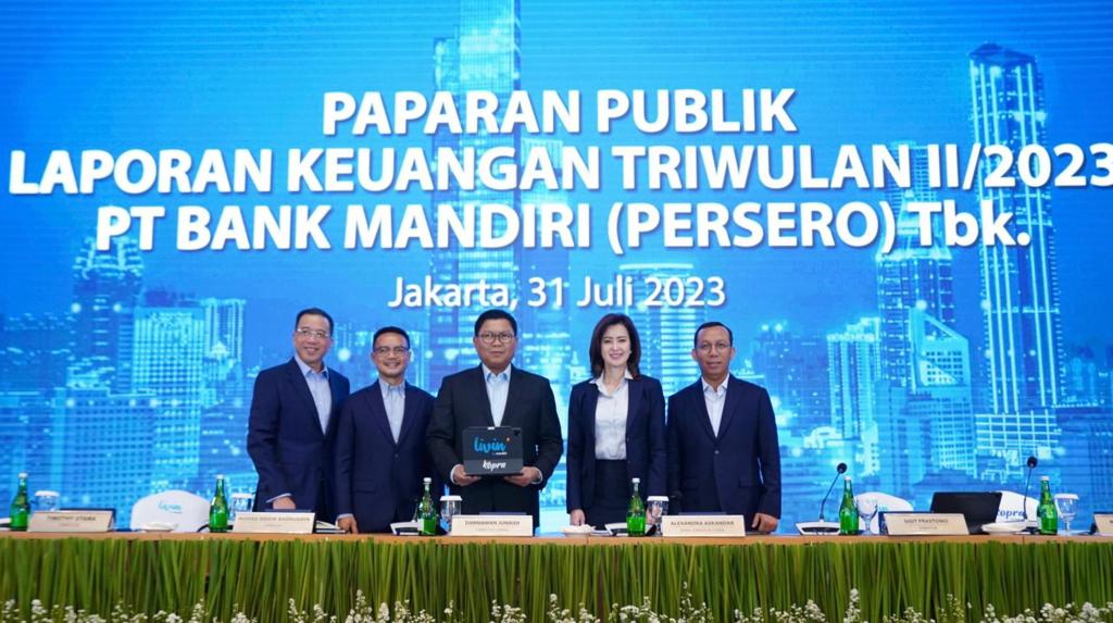 Bank Mandiri Catatkan Laba Bersih Rp 25,2 Triliun di Kuartal II-2023