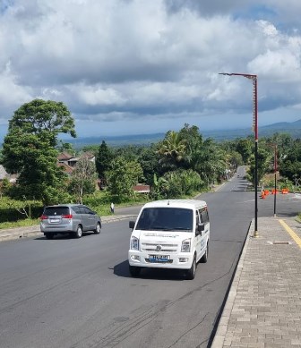 Dinas Perhubungan Bali Lakukan Uji Coba Kendaraan Listrik DFSK