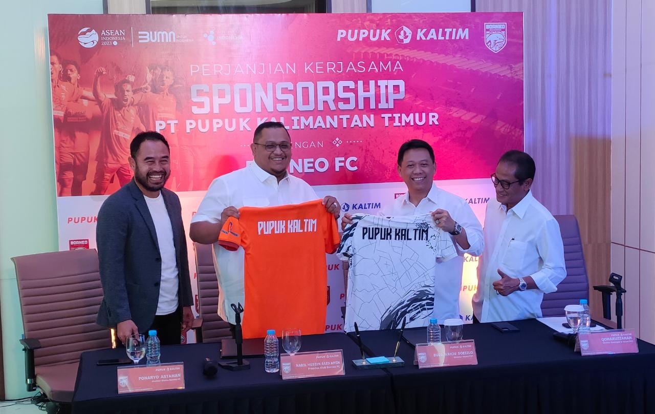 Pupuk Kaltim Kembali Jadi Sponsor Resmi Borneo FC