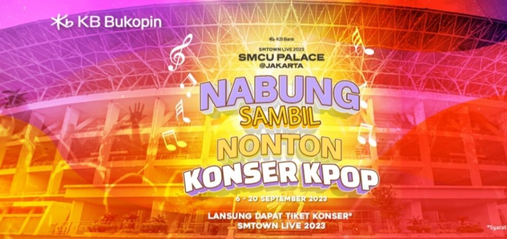 Bank KB Bukopin Bagikan Tiket Konser K-Pop Smtown Live 2023