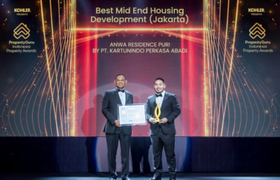 Anwa Residence Puri Diakui sebagai ‘Best Mid End Housing Development’