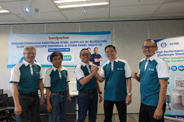 Kolaborasi NS BlueScope Indonesia dan Starr Panel Industri Hadirkan Panel Insulasi 